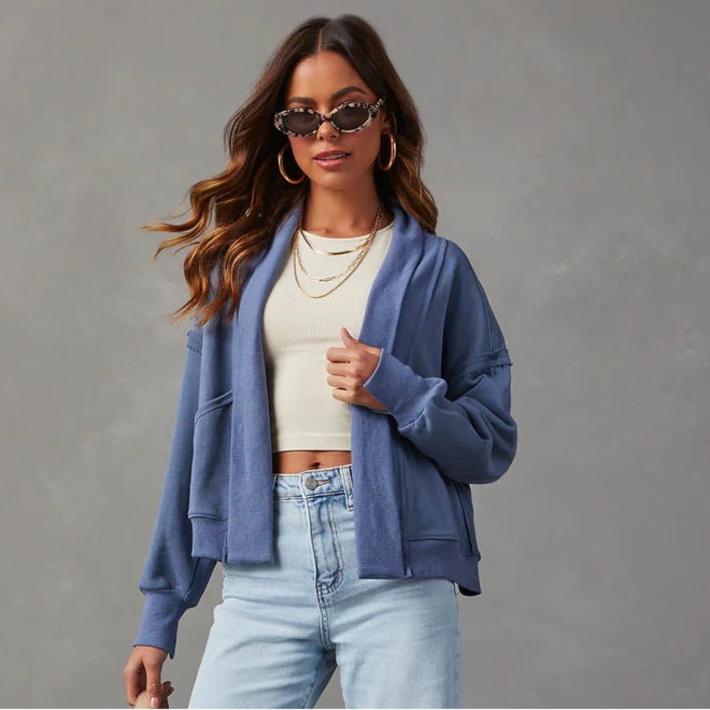 Vici Keepin' Me Cozy Relaxed Cardigan size M